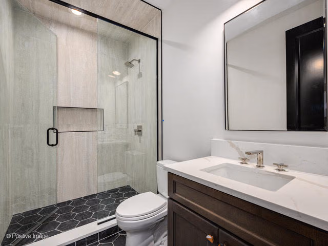 Bathroom interior in a Bellevue Homes residence